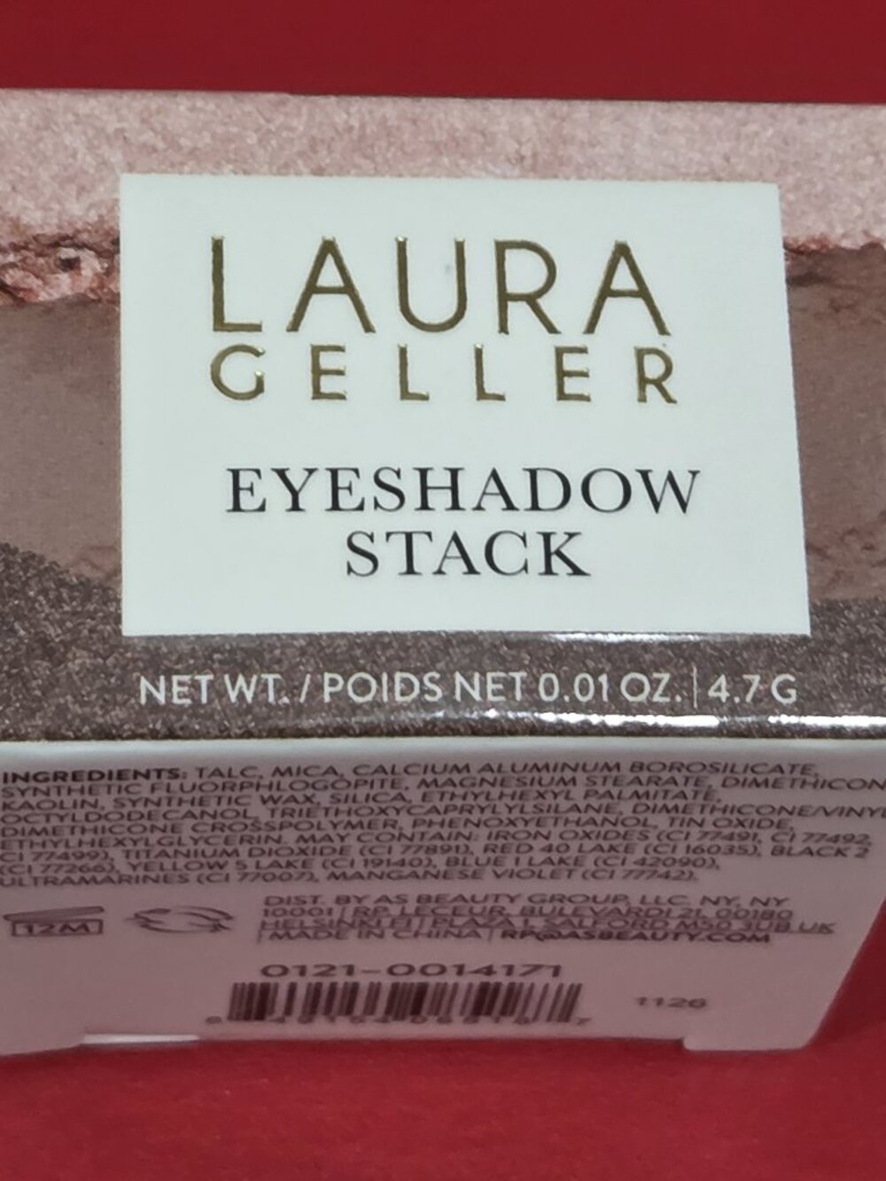 Laura Gellar Eyeshadow Stack Taupe of the Day #0014171 - NEW - 0.01oz